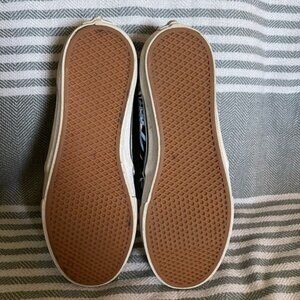 Vans Black Tropical Palm Leaves Skate Shoes 9